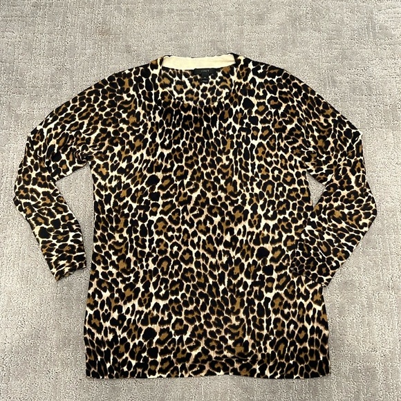 Leopard tissue sweater - Picture 1 of 2